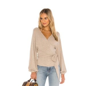 MAJORELLE Booker Sweater in Oatmeal Women’s Size Small/Wrap Top